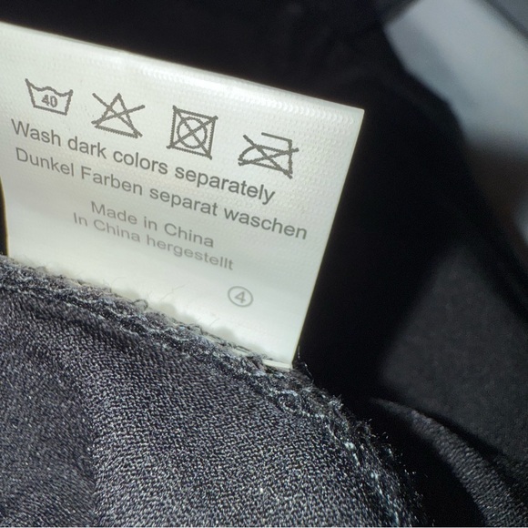 Elegant‎ Black Lace Chest/Sleeves Mid-Calf Dress Sophisticated Goth Ladies L - Picture 8 of 11